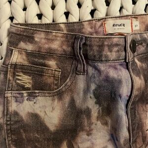 Ripton Fungi tie dye jeans womens size 27 brand new rare edition
